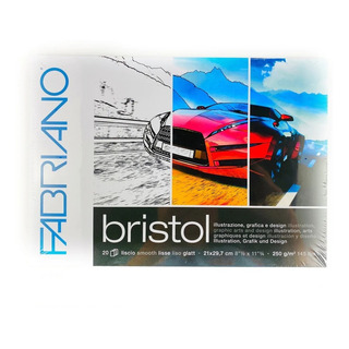 Block De Dibujo Fabriano Bristol, Acuarela, Tinta, Rotulador Block De Dibujo Fabriano Bristol, Acuarela, Tinta, Rotulador