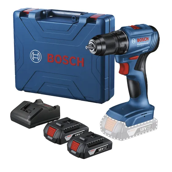 Taladro atornillador Bosch GSR 185-LI 18V 2 baterías 2ah Maletín Brushless