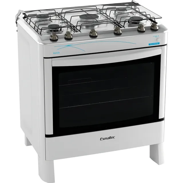 Fogão Esmaltec Ágata 5062 com porta com visor 127/220V - branco