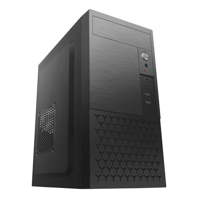 Gabinete Micro Atx Shot Gaming Fa-5015 Negro Con Fuente 600w