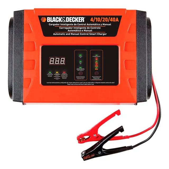 Cargador Bateria Inteligente 40a Black & Decker Bc40-ar