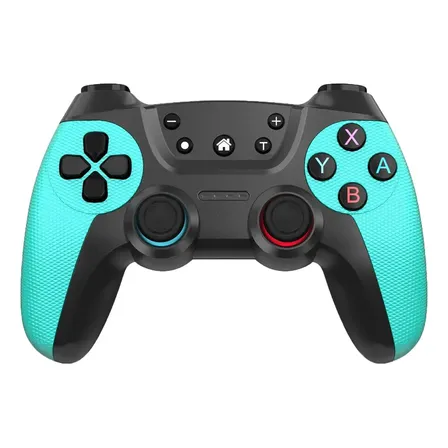 Controle Gamepad Bluetooth Para Switch Ps3 Pc Verde-claro