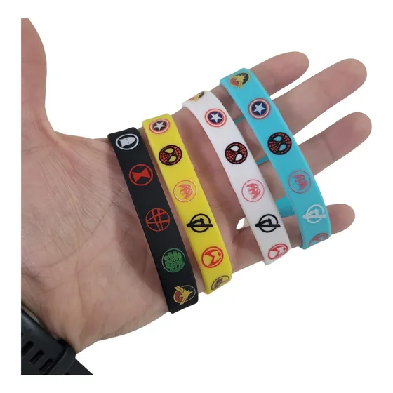 Set De 10 Pulseras  Para Sorpresas De Cumpleaños