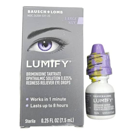 Lumify Gotas Oculares 7.5ml Grande Para Ojos Rojos Usa