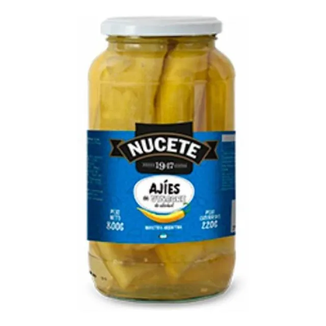 Ajies En Vinagre Nucete Frasco X 800 Gr