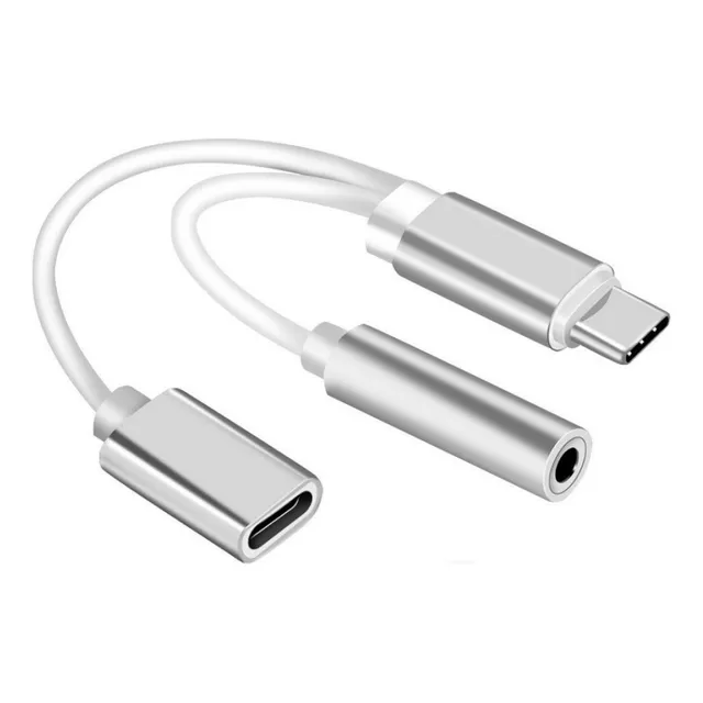 Cable Adaptador Usb-c A Plug Jack 3.5mm De Audio 