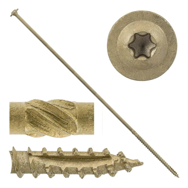 Tornillo De Retraso Con Revestimiento Torx Para Construcción
