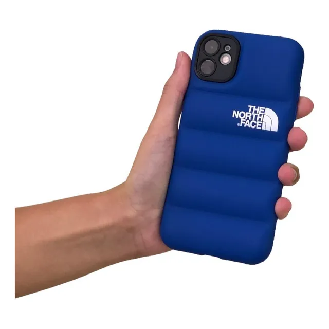 Funda Puffer North Face Para iPhone 11/12/13/14/15 Pro Max
