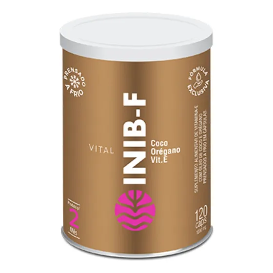 Suplemento Vital Inib F 1000mg 120 Cápsulas - Vital Atman