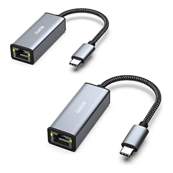 Benfei Paquete De 2 Adaptadores Usb-c A Ethernet,