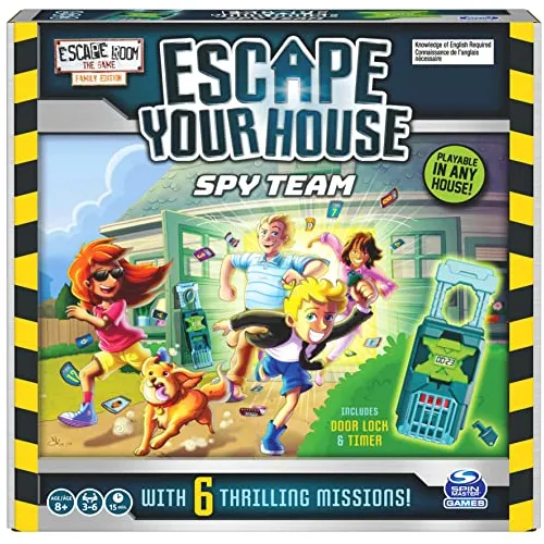 Spin Master Escape Room Version 3 Board Game, For Xw925