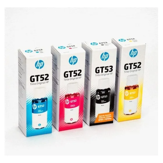 Tinta Originales Gt52,gt53 Promo Pack 4 Colores