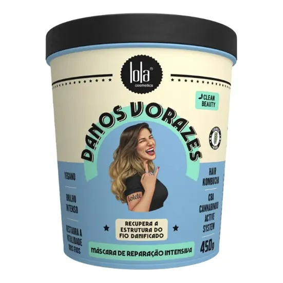 Máscara De Reparação Lola Cosmetics Danos Vorazes 450g