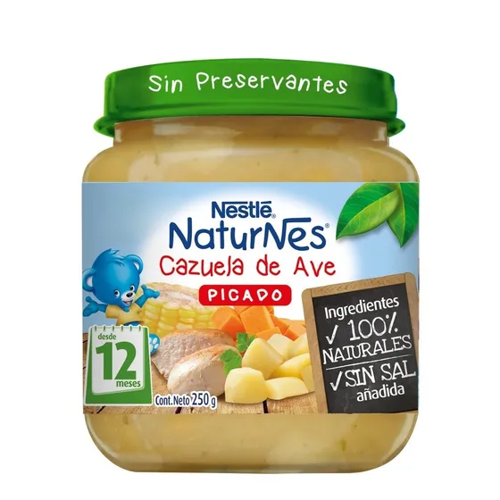 Picado Nestlé® Naturnes® Cazuela De Ave 250g