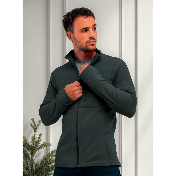 Campera Alaska Junin Micropolar Trekking Hombre 