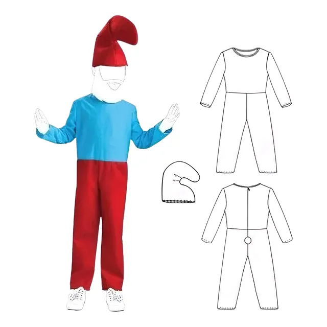 Moldes Unicose 18001109 Disfraz Papa Piufo