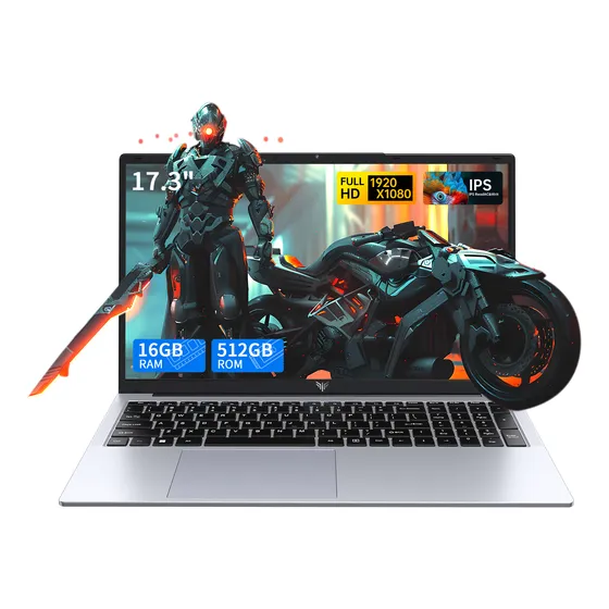 Computadora Portátil De 17.3 Pulgadas Intel N97,16 Gb 512 Gb
