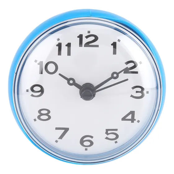 Reloj De Ducha Impermeable Con Ventosa For Pared, Espejo, B