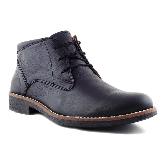 Bota Hombre Cuero Borcego Botita Briganti Zapato - Hcbo00902