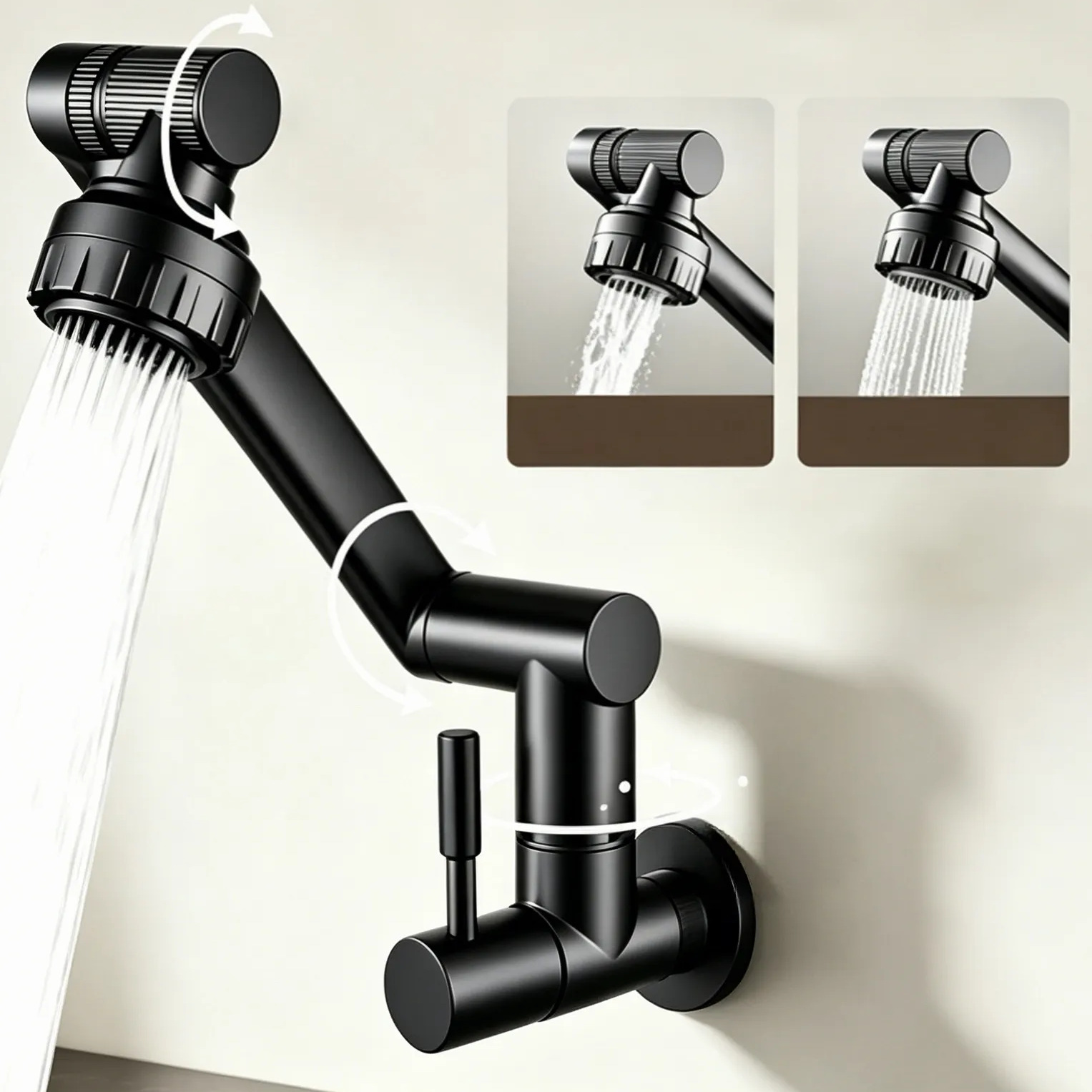 Torneira cozinha com braco robotico 360°