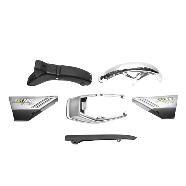 Kit De Plasticos Completo Suzuki Ax100 Gris Mtc