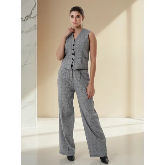 Palazzo Sastrero Mujer Mochi Gales Con Lycra