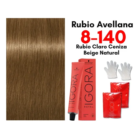 Tinte Igora Royal 8-140 Rubio Avellana Schwarzkopf