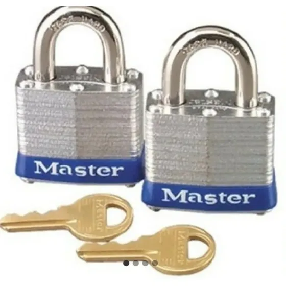 Set De Candados Master Lock 2 Candados 2 Llaves 40 Mm 3t