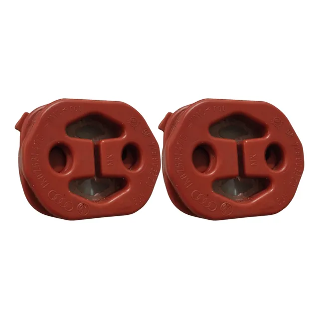 Goma Soporte Escape Vw Beetle, Jetta, Golf, Audi ( Par )