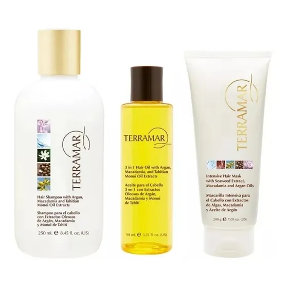  Set Terramar Oleo, Shampoo Y Mascarilla