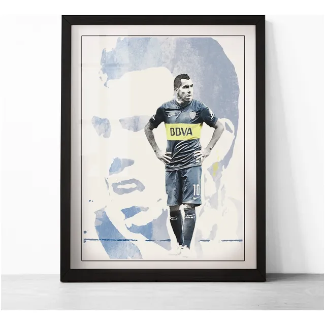 Cuadro Boca Juniors - Carlos Tevez - Arte