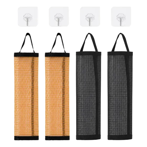 4 Bolsas De Red Almacenamiento Para Bolsa Basura,suspensión