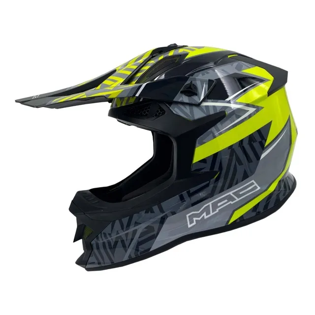 Casco Moto Cross Mx Mac Virtus Ressod  - Plan Fas