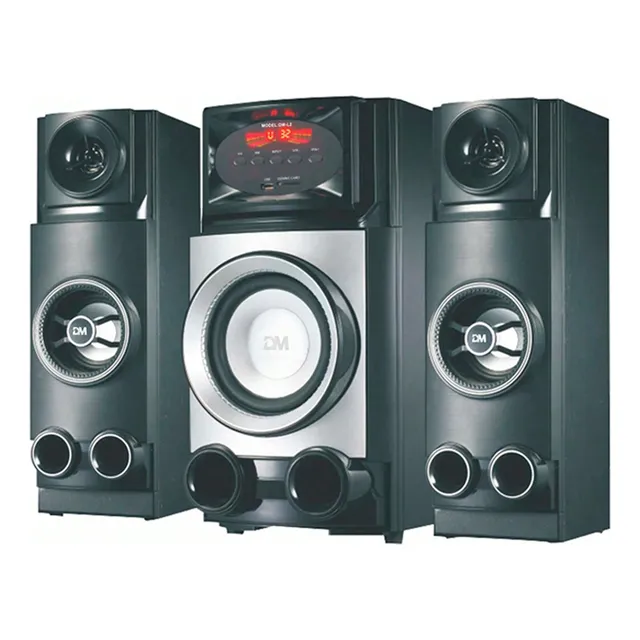 Dm L2 Bocina Estéreo Inalámbrica Bluetooth. Incluye Control Color Negro