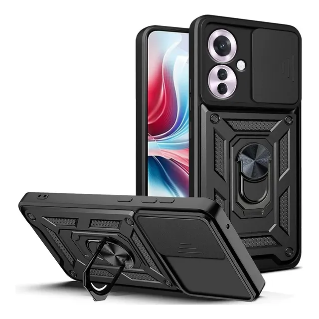 Case Oppo Reno 11f -  Soporte Magnetico Y Protector Camara
