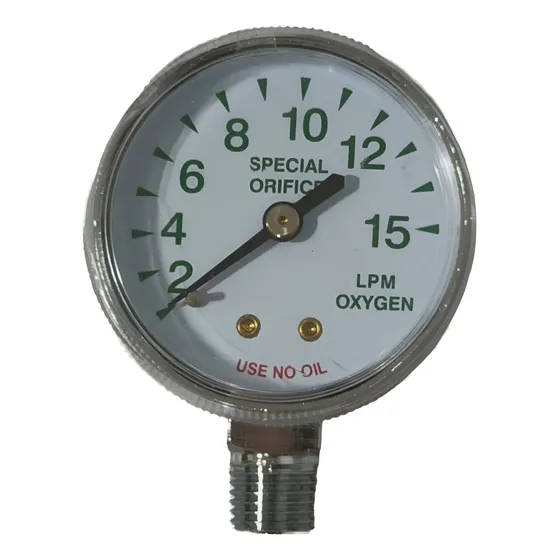 Reloj Manómetro Medicinal 0-15 Lpm 2   X 1/4 