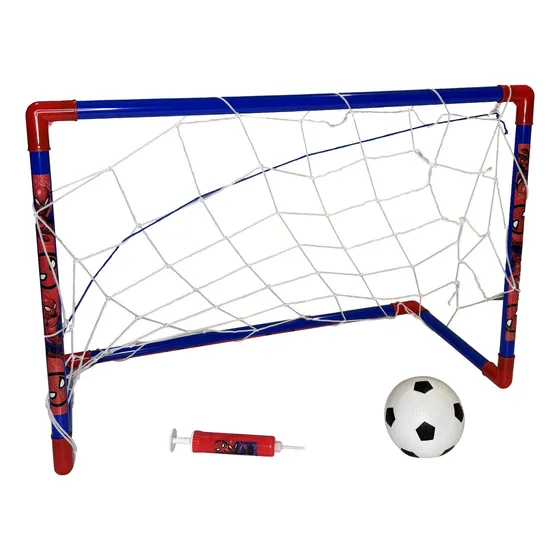 Arco De Futbol Spiderman Con Pelota + Inflador Niños Marvel Color Spider Man