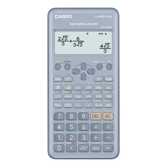 Calculadora Cientifica Casio Fx-82es Plus Color Azul Claro