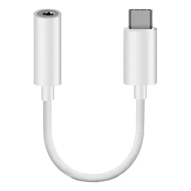 Adaptador Tipo C Auxiliar Jack 3.5mm Audifonos Celular
