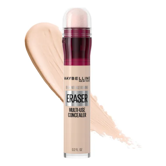 Maybelline Instant Age Rewind Corrector facial 3 en 1, Tono Fair, 6ml - Maquillaje que borra ojeras y líneas finas, cubre imperfecciones, corrige, contornea e ilumina, cobertura media, 12H de uso