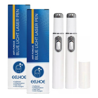 - 2×pluma Hongos Uñas Calientes Pluma Láser Luz Azul - 2×pluma Hongos Uñas Calientes Pluma Láser Luz Azul