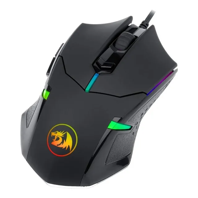 Mouse Gamer Redragon Centrophorus M601-rgb 7200 Dpi. Color Black
