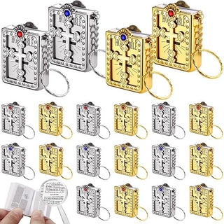 12 Llaveros De La Santa Biblia Portatil Recuerdo Lupa Regalo 12 Llaveros De La Santa Biblia Portatil Recuerdo Lupa Regalo
