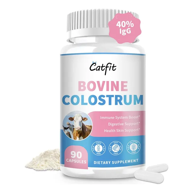 Suplement Calostro Bovino 1000mg 40% Igg,colostrum  60 Caps