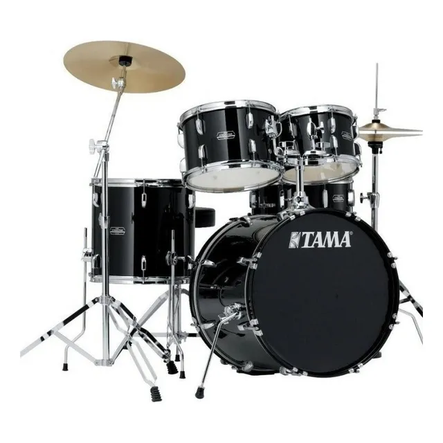 Bateria Tama Stagestar Sg52kh5c-bk + Bases + Platillos