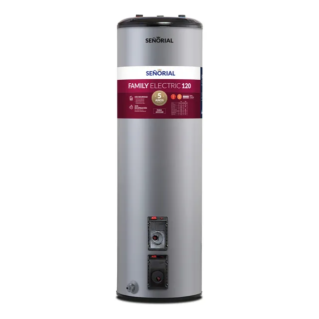 Termotanque Electrico Señorial TTS-120 EAR Color Gris plata 120 Litros