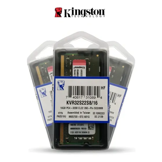 Memória RAM ValueRAM verde 16GB 1 Kingston KVR32S22S8/16