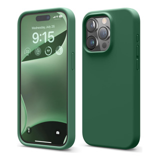 Funda Para iPhone 15 Pro Alpine Verde 6.1 PuLG Silicon Liqui Funda Para iPhone 15 Pro Alpine Verde 6.1 PuLG Silicon Liqui