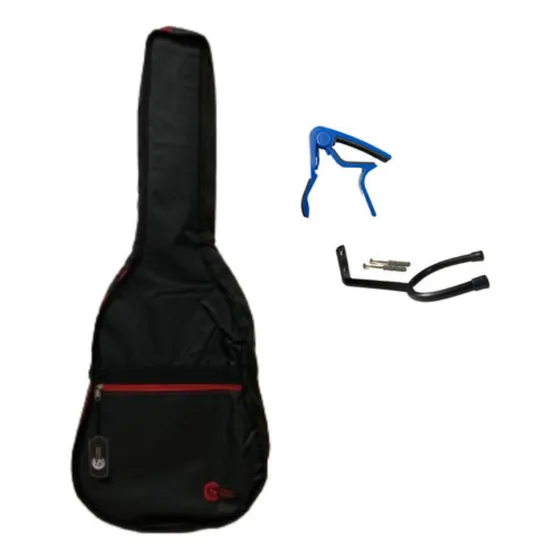 Bag Para Violão Custom Sound Nylon Clássica Vm + Acessórios