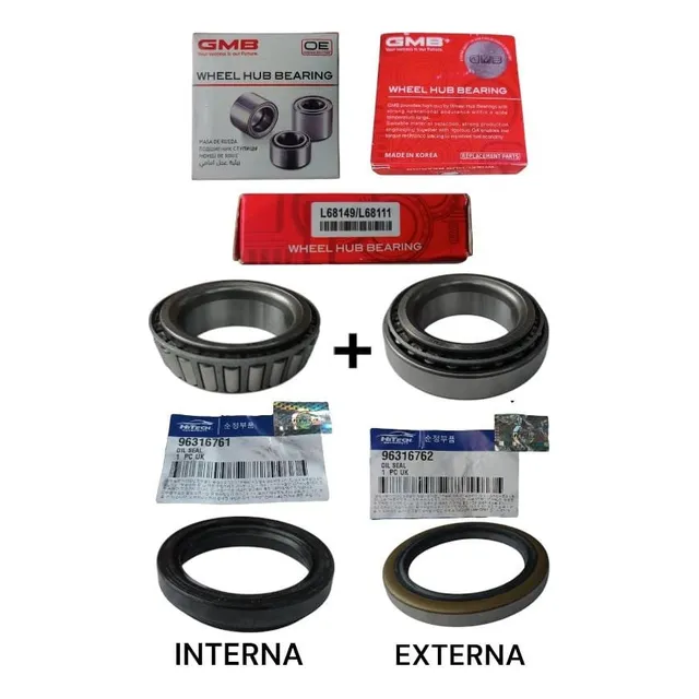 Kit De Rolineras Delantera Spark-matiz   (con Estoperas)